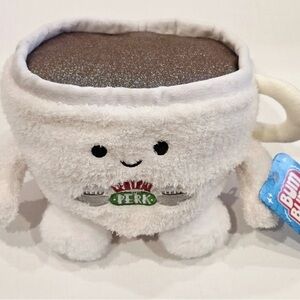 New Bum Bumz Friends TV Show Central Perk Coffee Mug Cup Plush Collectible 7.5”